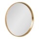 preview thumbnail 66 of 97, Kate and Laurel Travis Round Wood Accent Wall Mirror