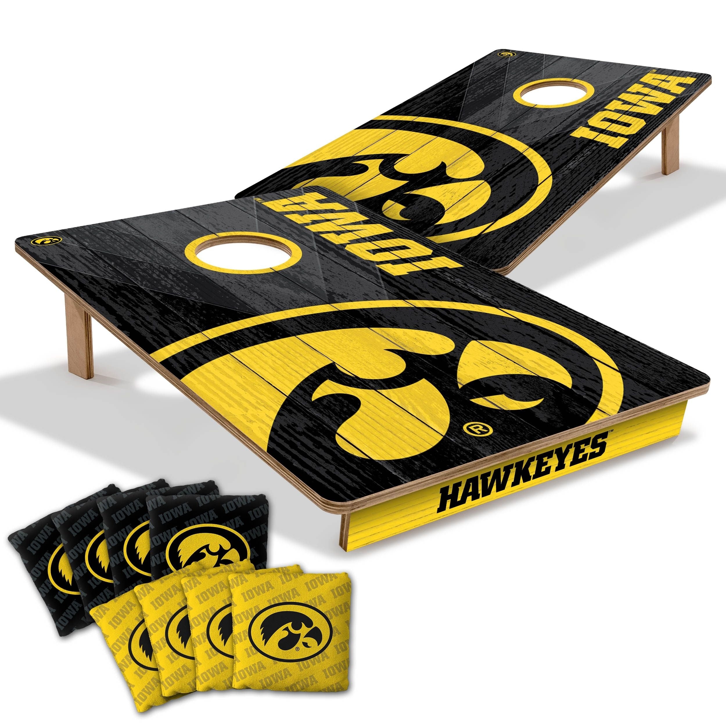 Iowa Hawkeyes NCAA Tailgate Cornhole Board Set
