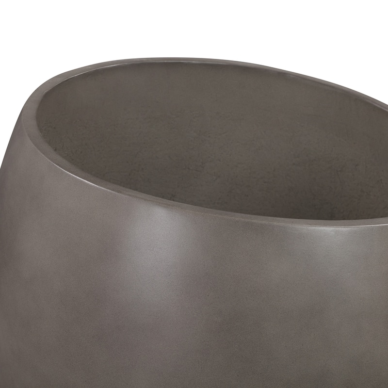Moonstone Modern Indoor Outdoor Lightweight Concrete Planter