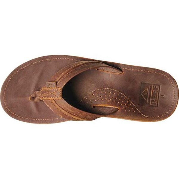 men's reef voyage lux flip flop sandals