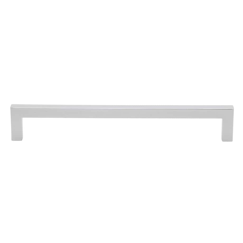 Gliderite 7.56-inch CC Solid Square Cabinet Bar Pull Handle Polished Chrome (Pack of 10 or 25)