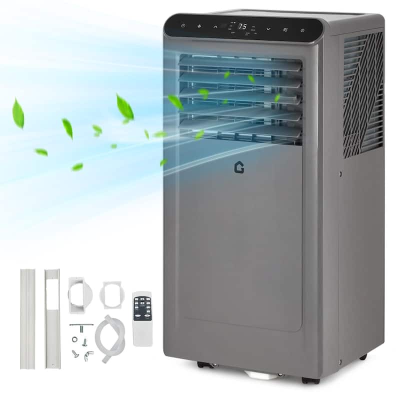 8000 BTU 3-in-1 Portable Air Conditioner with Remote, Dehumidifier, Fan, Sleep Mode