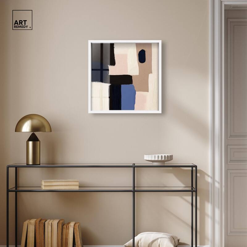 Blue Quietude II Shadowbox by Art Remedy