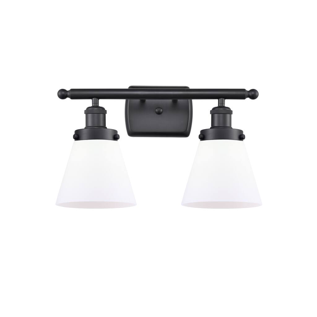 Innovations Lighting Small Cone 2 Light 16" Wide Vanity Light