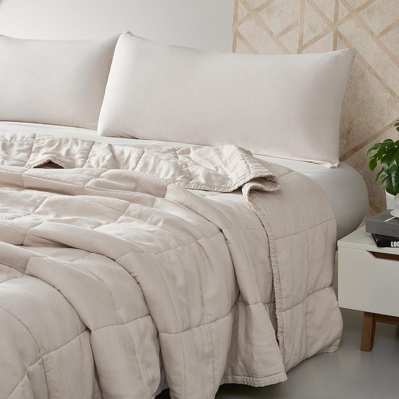 Dark Sky Reserve® - Bamboo Linen Comforter - Portugal Made - Creamy Beige
