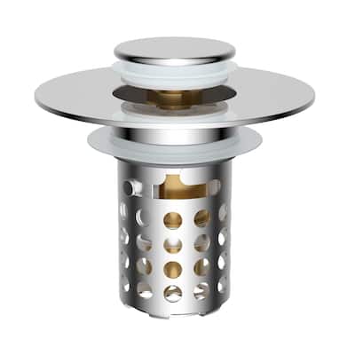 Universal 3 in 1 Bathroom Sink Drain Strainer, Pop Up Stopper