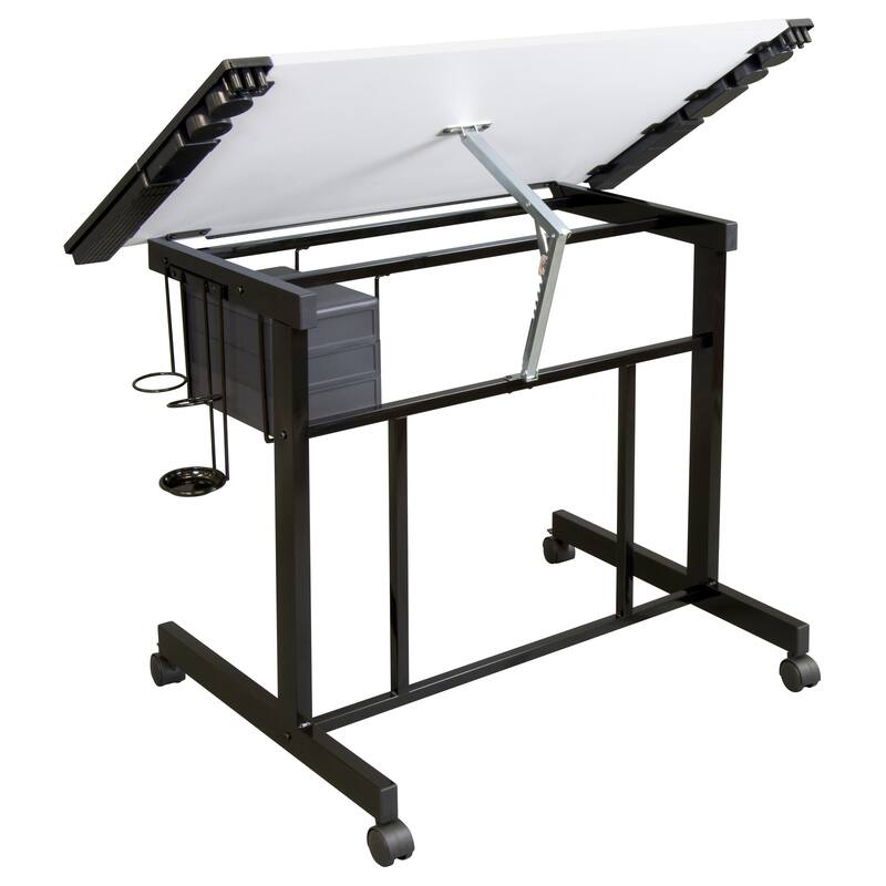 Studio Designs Deluxe Mobile Drawing and Craft Table with Storage