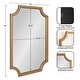 preview thumbnail 65 of 134, Kate and Laurel Hogan Scalloped Wood Framed Mirror