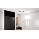 preview thumbnail 9 of 8, Outskirts Integrated LED Earth Black Flush Mount with CCT Switch