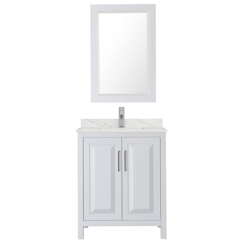 Wyndham Collection WCV252530S-QTZ-UNSM24 Daria 30" Free Standing