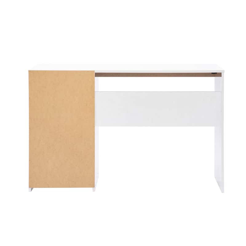 Home Office Workstation with Storage, White