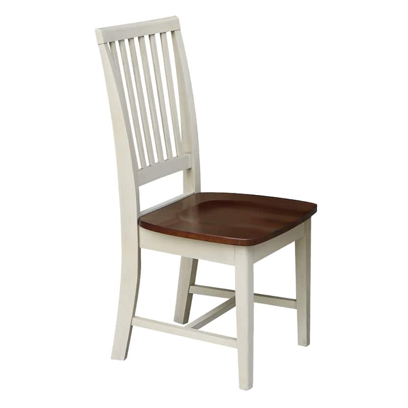 Solid Wood Mission Dining Side Chairs - Set of 2