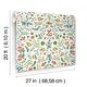 preview thumbnail 6 of 5, Wildwood Rose Peel and Stick Wallpaper