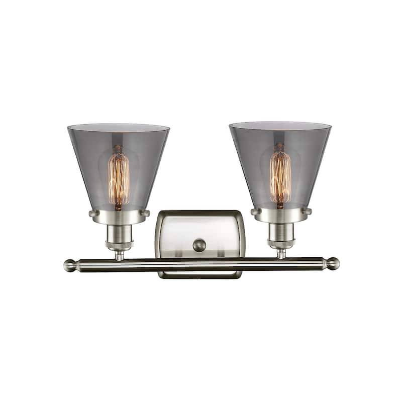 Innovations Lighting Small Cone 2 Light 16" Wide Vanity Light