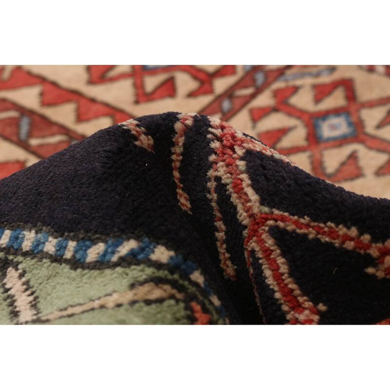 ECARPETGALLERY Hand-knotted Konya Anatolian Navy Wool Rug - 3'7 x 11'10