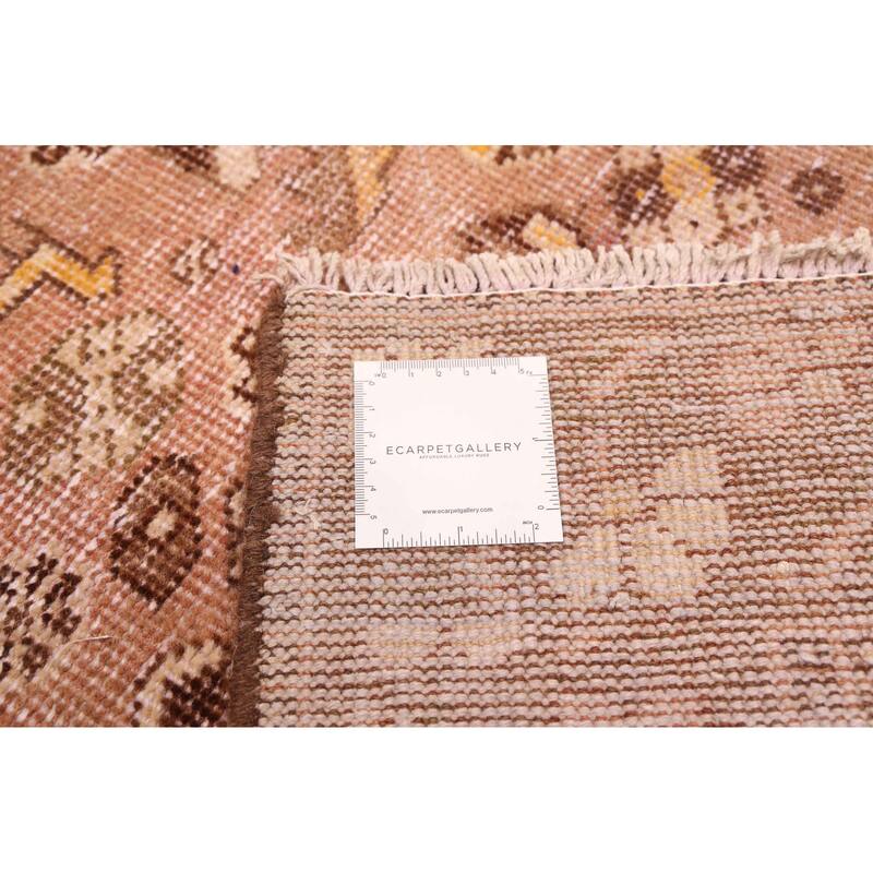 ECARPETGALLERY Hand-knotted Antalya Vintage Tan Wool Rug - 5'3 x 9'11