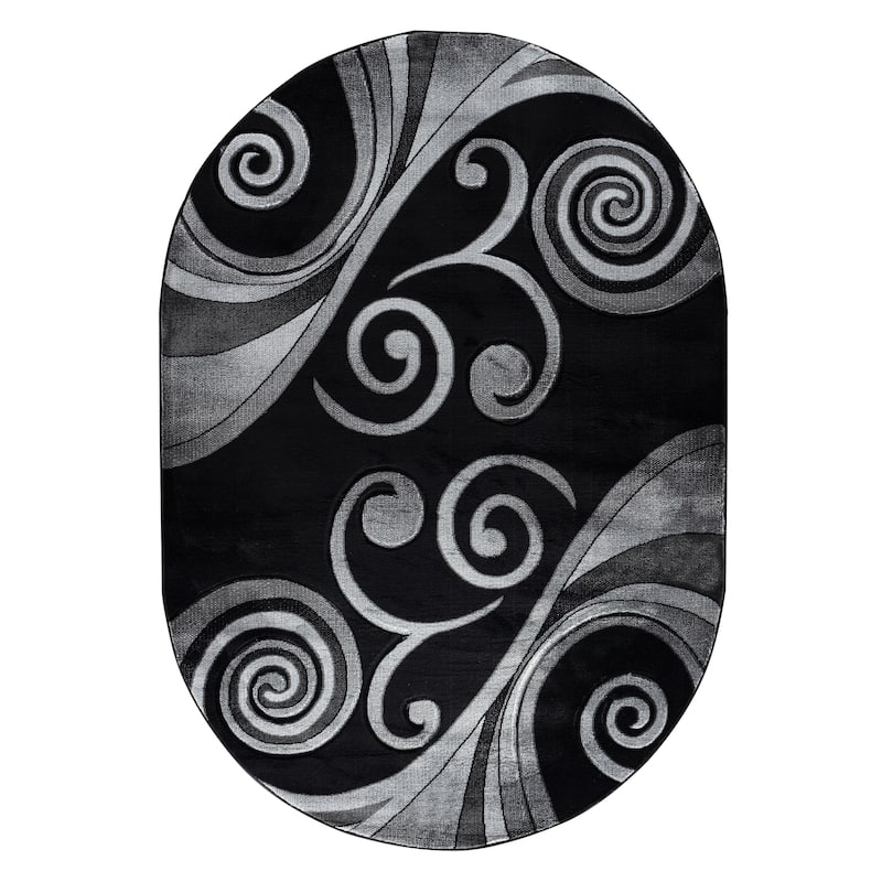 Orelsi Collection Abstract Area Rug
