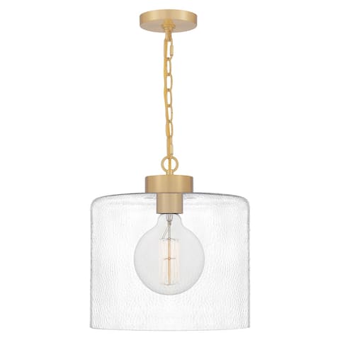 Quoizel Abner Steel 1-light Mini Pendant