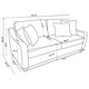 preview thumbnail 3 of 1, Christine Upholstered Sloped Arm Sofa Beige