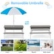 preview thumbnail 4 of 16, 3-in-1 Kids Outdoor Wooden Picnic Table