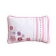 preview thumbnail 9 of 8, Cami Butterfly Cotton Pink Floral Quilt Bedding Set With Decorative Throw Pillows