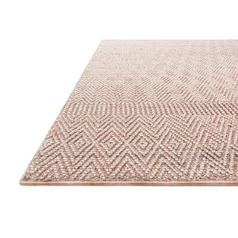 Alexander Home Denise Diamond Textured Indoor / Outdoor Area Rug