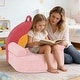 preview thumbnail 4 of 8, Gymax Kids Couch Toddler Foam Sofa w/ Soft & Machine-Washable Teddy