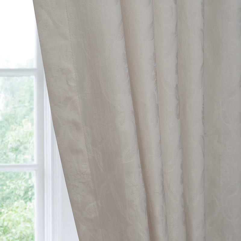 Exclusive Fabrics Geometric Cotton Craft Rod Pocket Sheer Curtains For Bedroom & Living Room Curtains Pair (2 Panels)