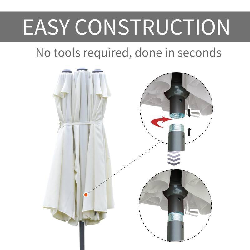 Outstanding Outdoor Umbrella for Relaxation and Sun Protection, Ideal for Various Spaces