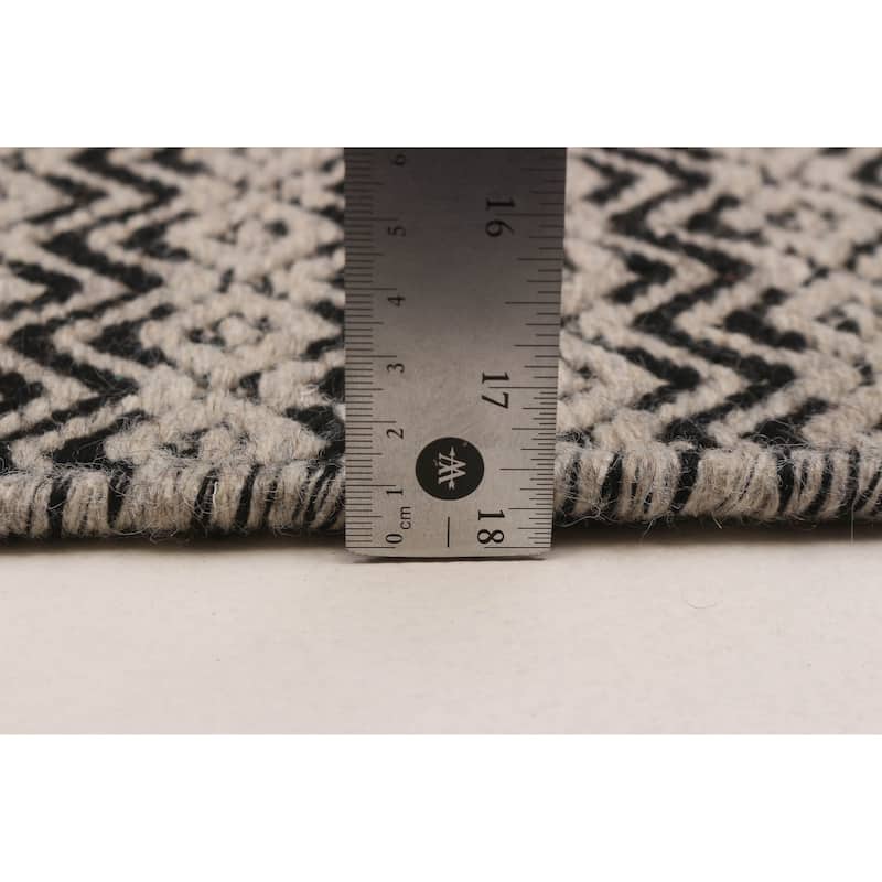 Nevada Grey Kilim 5'2" x 7'5" - 5'2 x 7'5