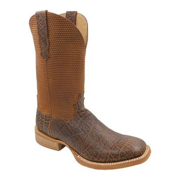 mens basket weave boots