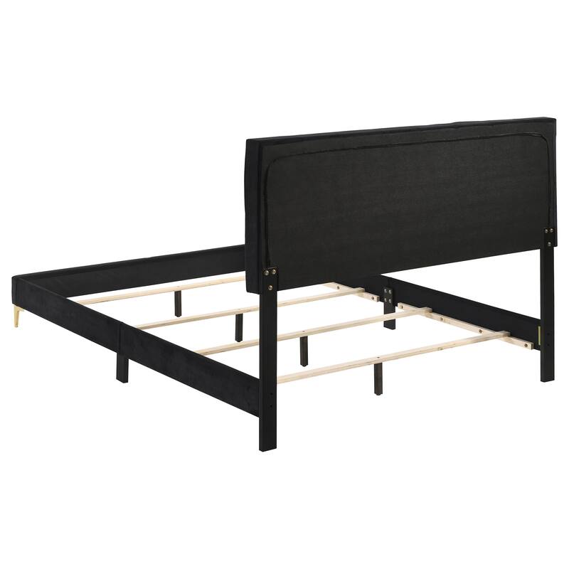 Kendall Button Tufted Upholstered Panel Bed
