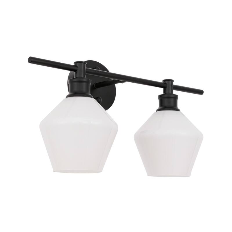 Gerald 2-Light Wall Sconce - 19.1/10.2 - 19.1/10.2