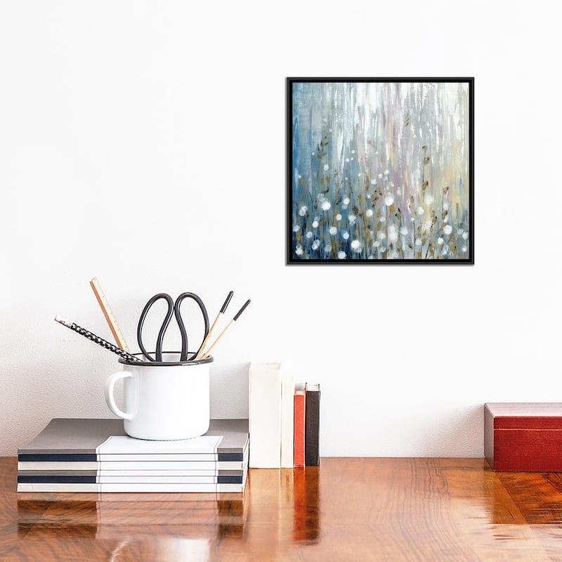 iCanvas "January Branches Flowers" by Silvia Vassileva Framed Canvas Print