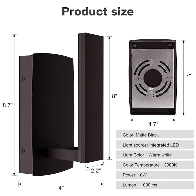 Modern LED Wall Light Outdoor