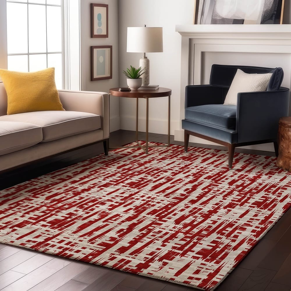 Premium Washable Super Soft Abstract Weave Mayfield Rug