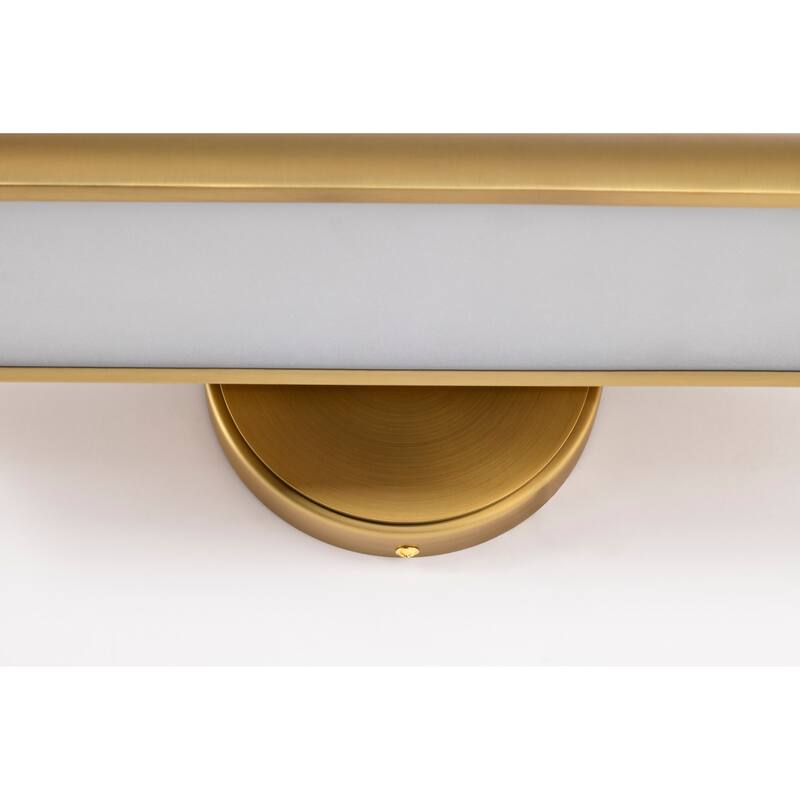 Auden 36 Inch LED Vanity 3 CCT Selectable Vintage Brass Finish Acrylic Lens - Vintage Brass