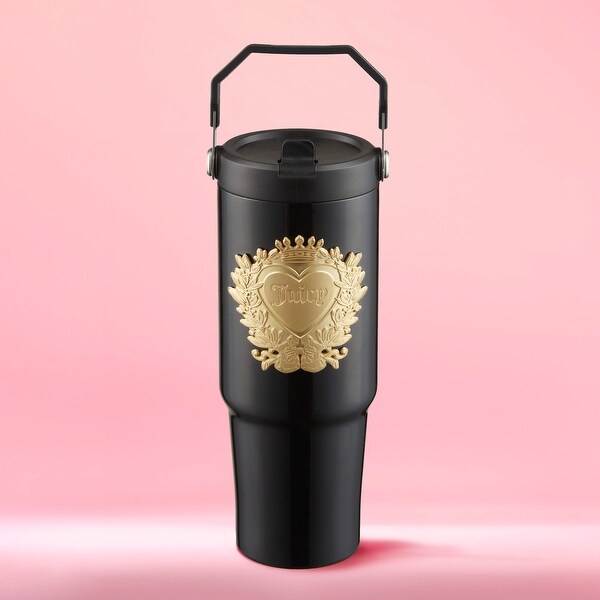 juicy Juicy Couture Flip Flow Hydration Stainless Steel Screw Top