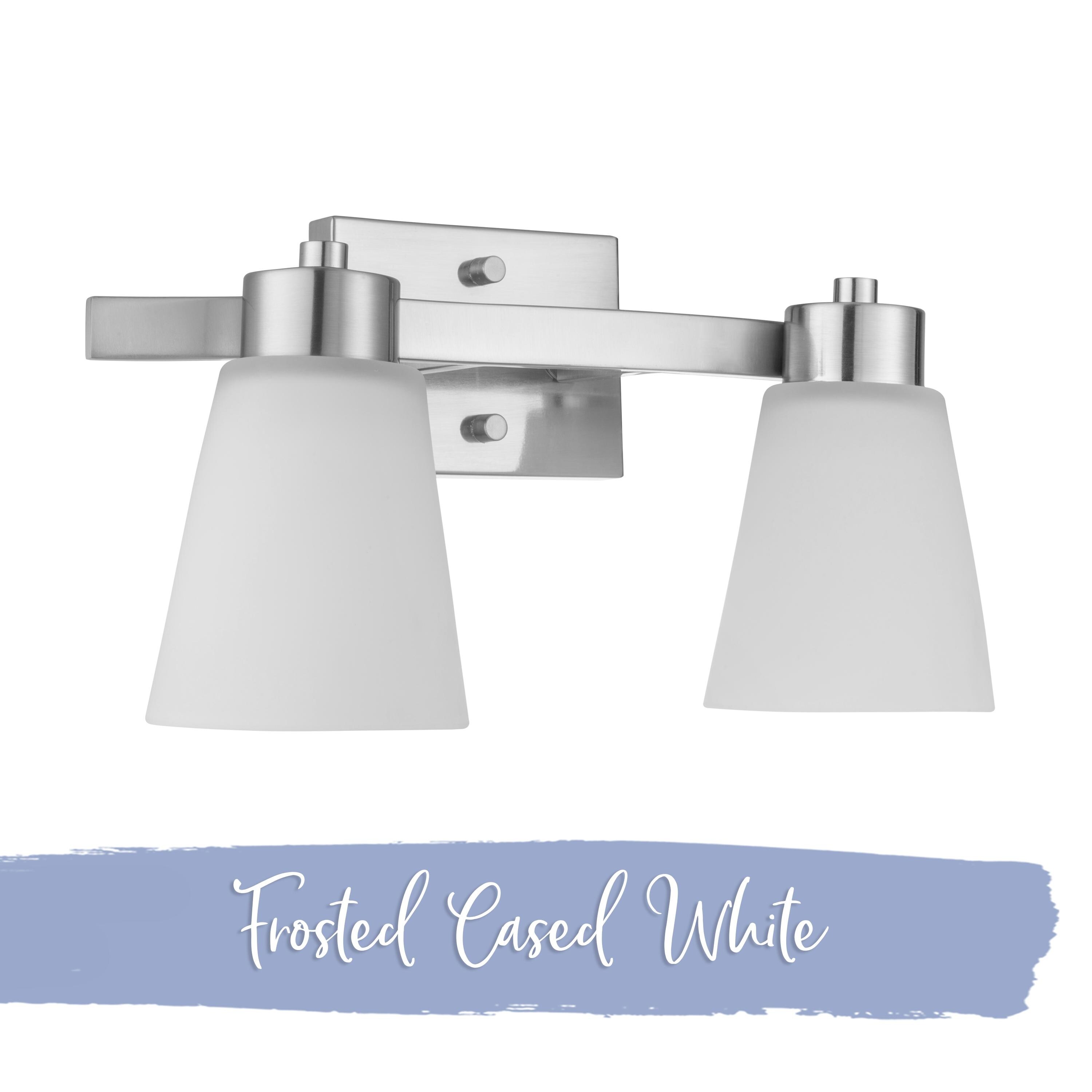 Brushed Nickel Prominence Home 51570-01 Lornah Wall Mount Bath Vanity Brushed Nickel Prominence Home 51570-01 Lornah Wall Mount Bath Vanity