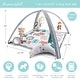 preview thumbnail 2 of 3, The Peanutshell Woodland 7-in-1 Activity Play Gym & Play Mat for Baby - Grey