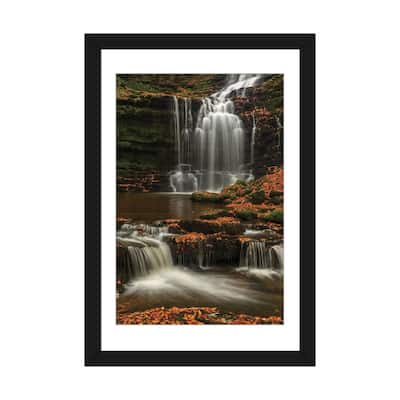iCanvas "Woodland Waterfall" by Adam Burton PFA