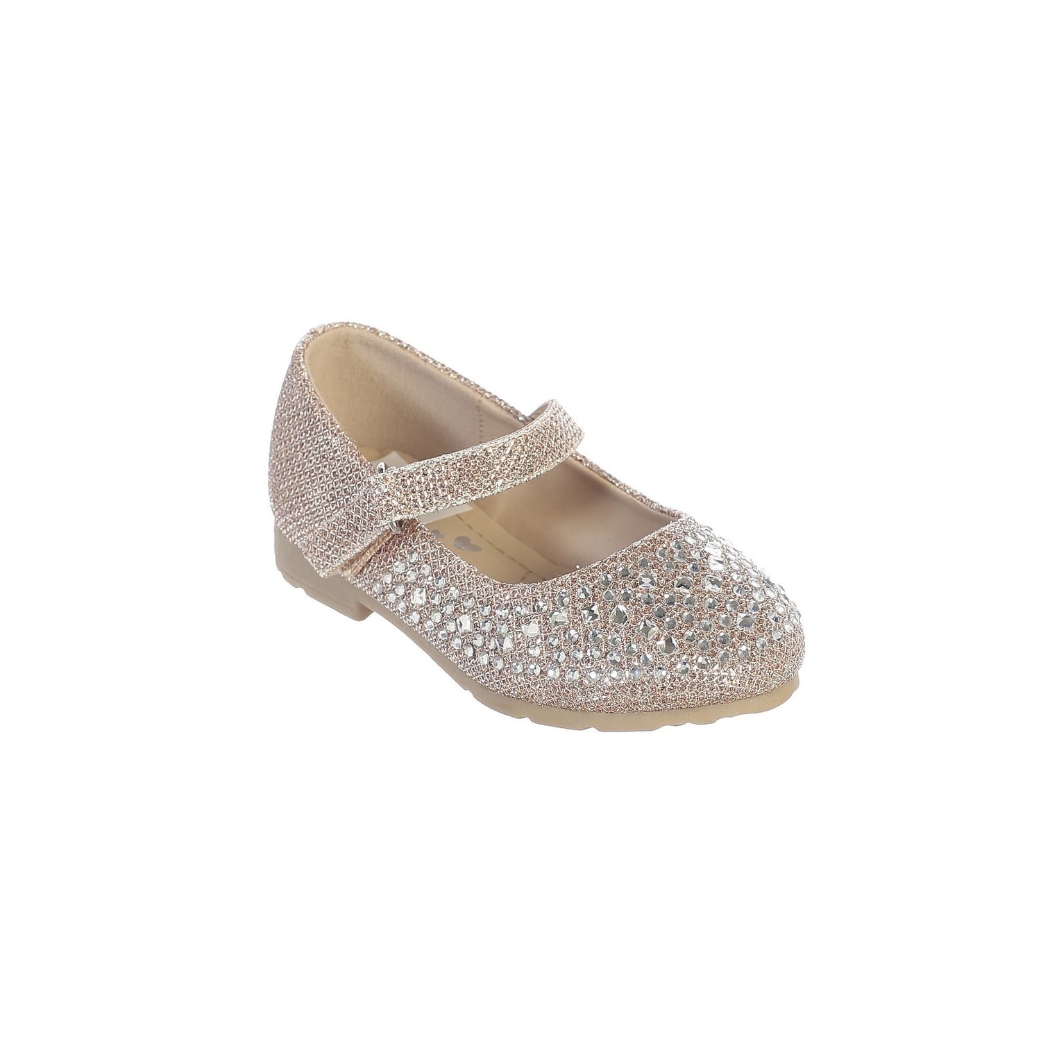 little girl gold ballet flats