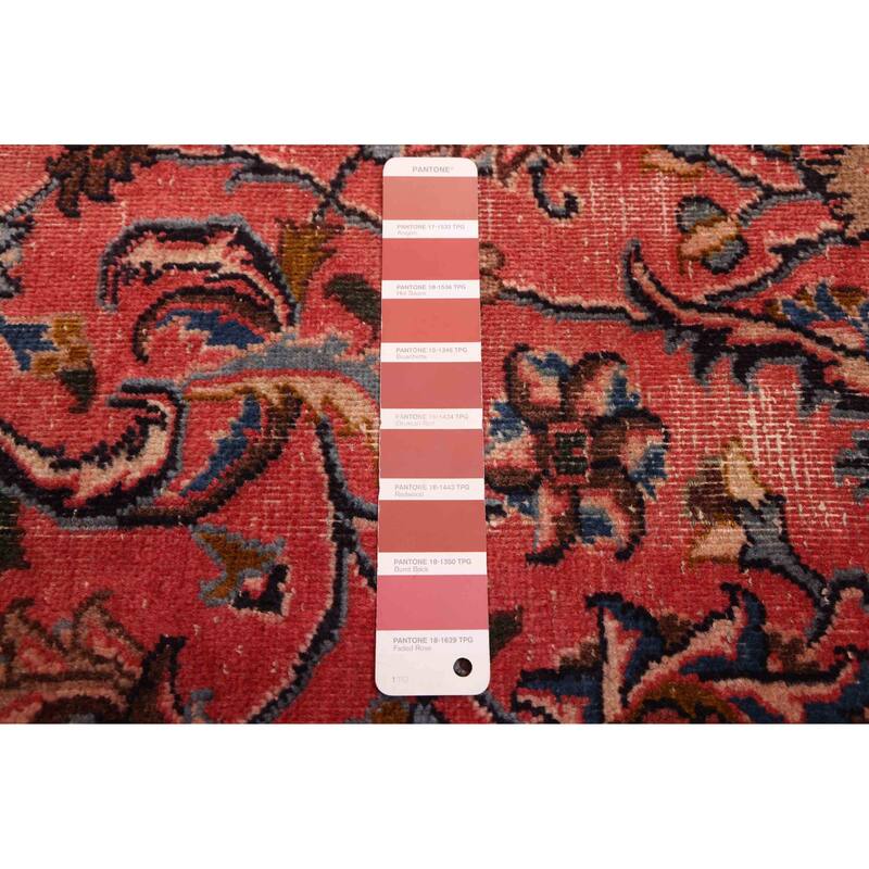 ECARPETGALLERY Hand-knotted Antalya Vintage Red Wool Rug - 6'3 x 9'6