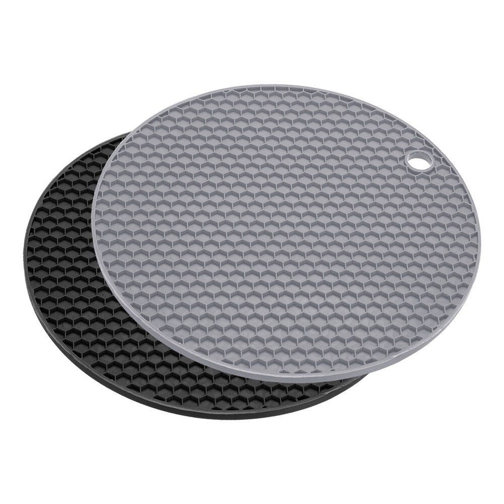 https://ak1.ostkcdn.com/images/products/is/images/direct/ea7266e9ce5f00518c52a887ef7a2df583bbf76a/Silicone-Trivet-Mats-2pcs%2C-Round-Honeycomb-Drying-Mat---Light-Gray%2C-Black.jpg