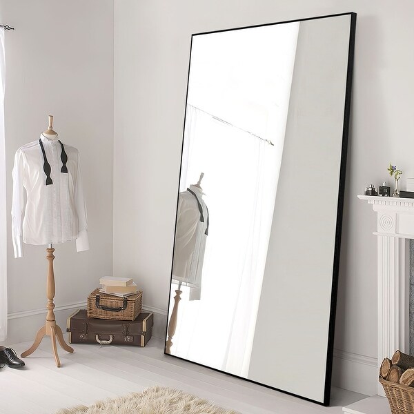 Oversized & Large Full Length Wall Mirror - On Sale - Bed