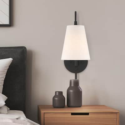 Hunter Valley Park 1-Light Wall Sconce - Hallway, Bedroom, Bathroom - Contemporary, Transitional - Adjustable