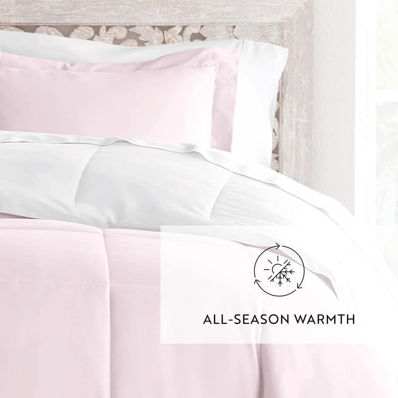Soft Essentials All-season Down Alternative Reversible Lightweight Comforter Set