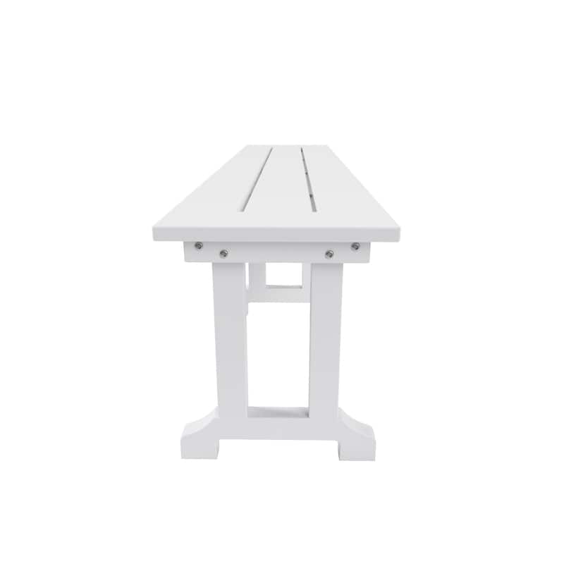 Laguna Hdpe All Weather Outdoor Patio 65" Bench