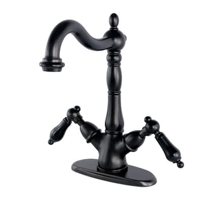 Kingston Brass Duchess 1.2 GPM Vessel Bathroom Faucet with Black