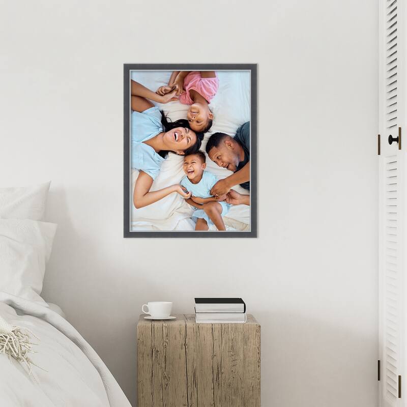 Eva Black Silver Thin Framed Picture Frame, Photo Frame